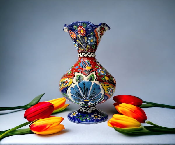 تصویر 1 از خرید و قیمت گلدان مینا کاری + فروش عمده